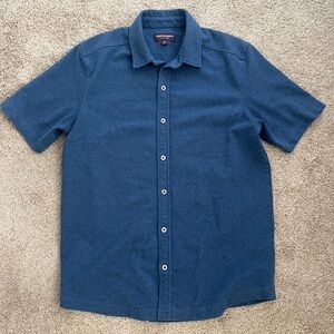 Johnston and Murphy Knit Button Down Polo